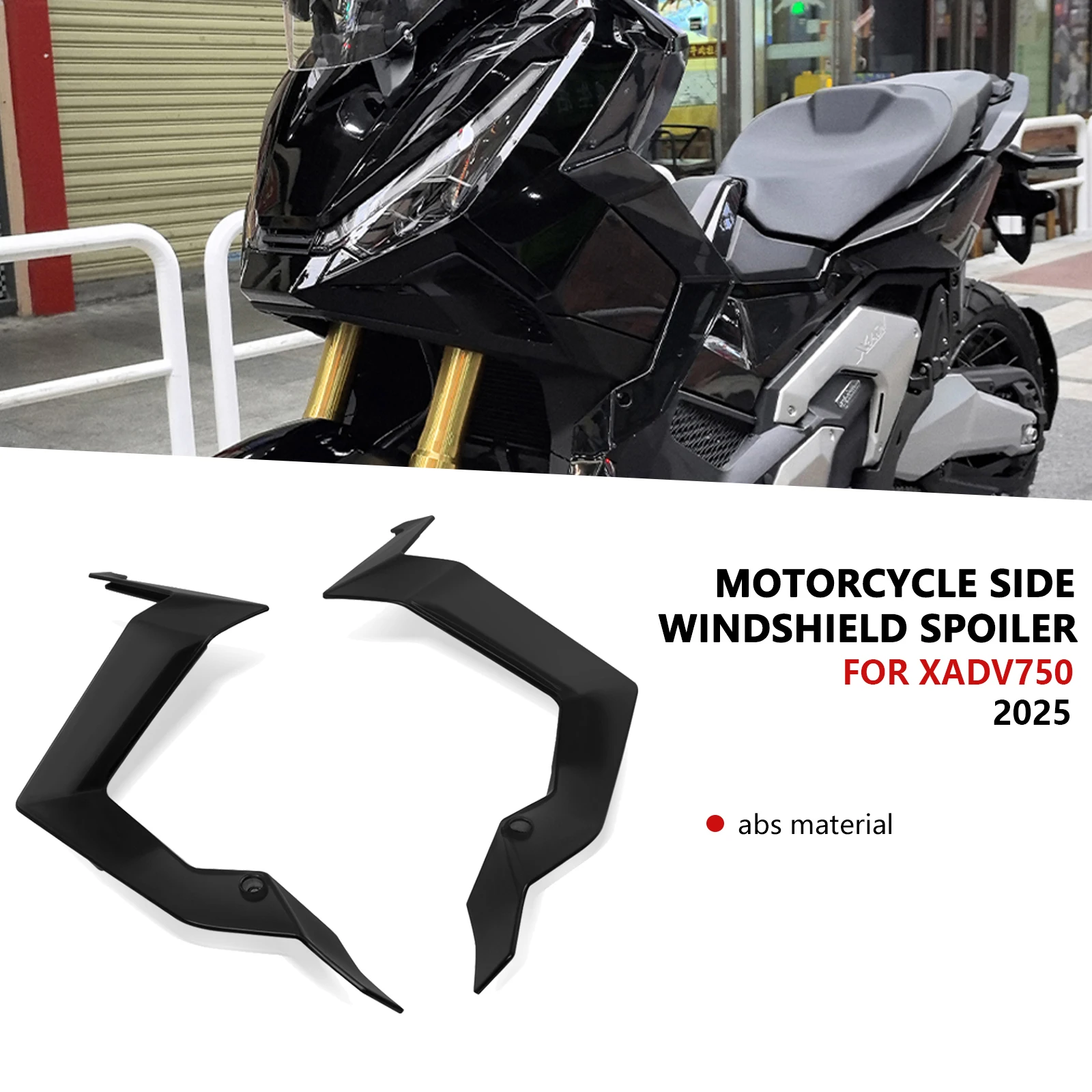 

For Motorcycle Accessories Leg Shield Winglet Spoiler Front Fairing Air Deflector Kit X ADV750 X-ADV 750 XADV 750 2025