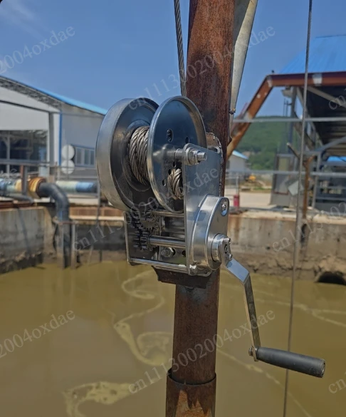 304 Stainless Steel Two-way Self-locking Hand Crank Manual Winch 800b 1200b 2000b