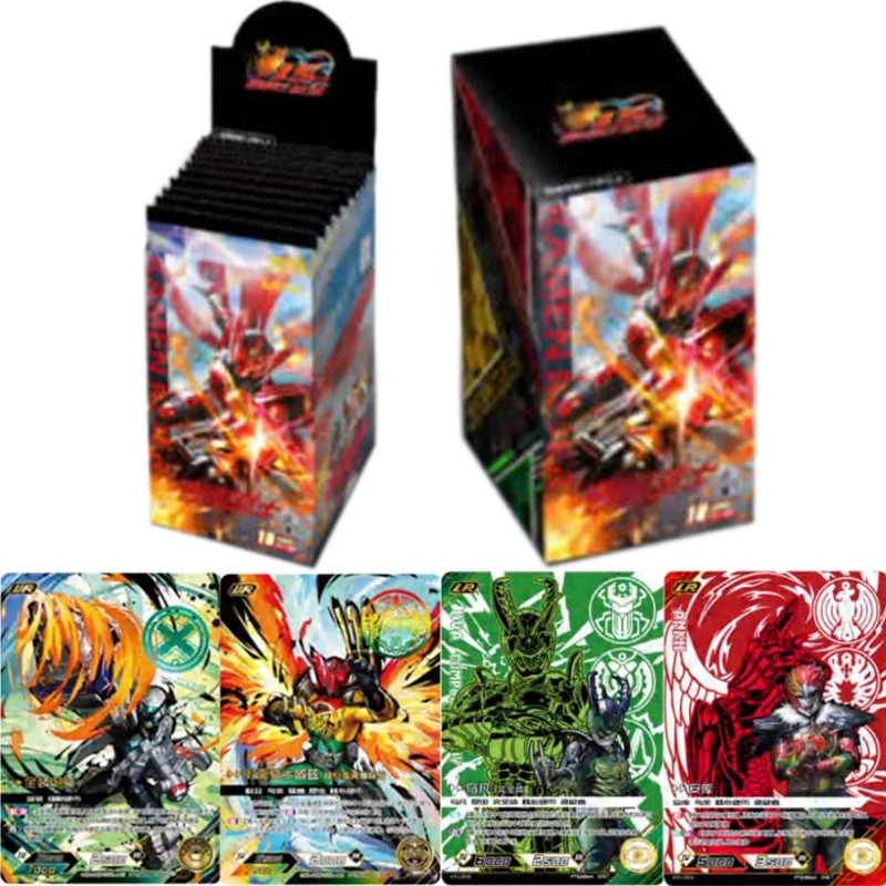 

KAYOU Kamen Rider Card Hero Duel Oz 15th Anniversary Edition 3D позолоченные боевые карты Аниме Коллекция игр Карты Игрушки Подарок
