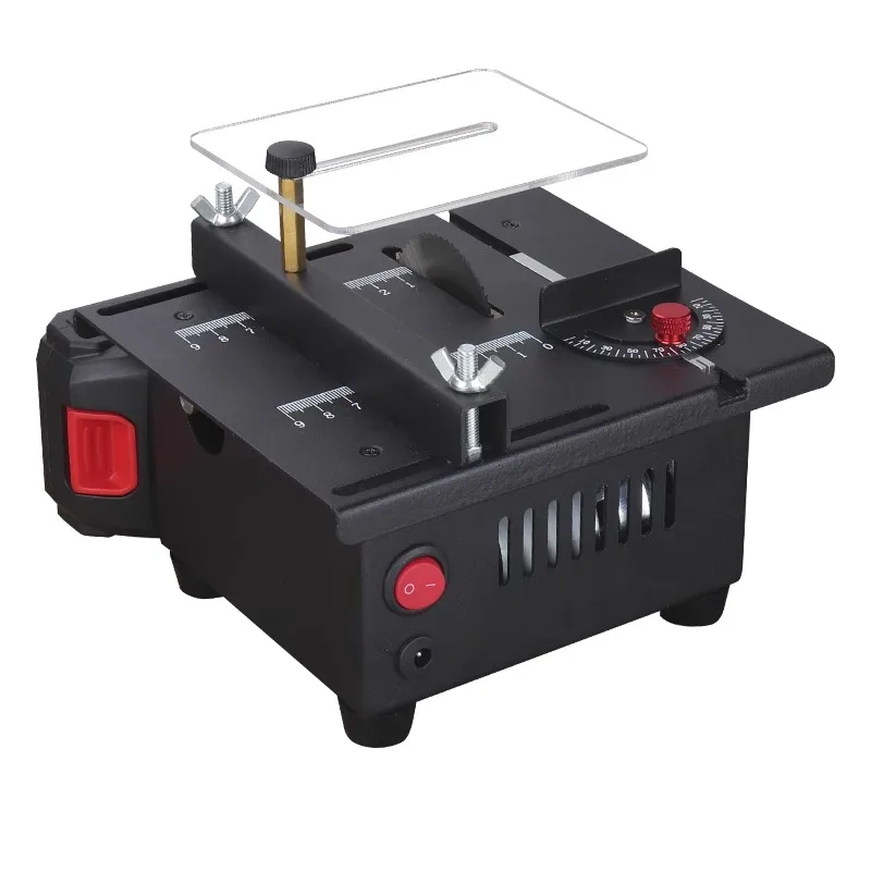 

Household Micro Desktop Mini Table Saw DIY Small Woodworking Plastic Chainsaw Precision Model Saw Cutting Machine