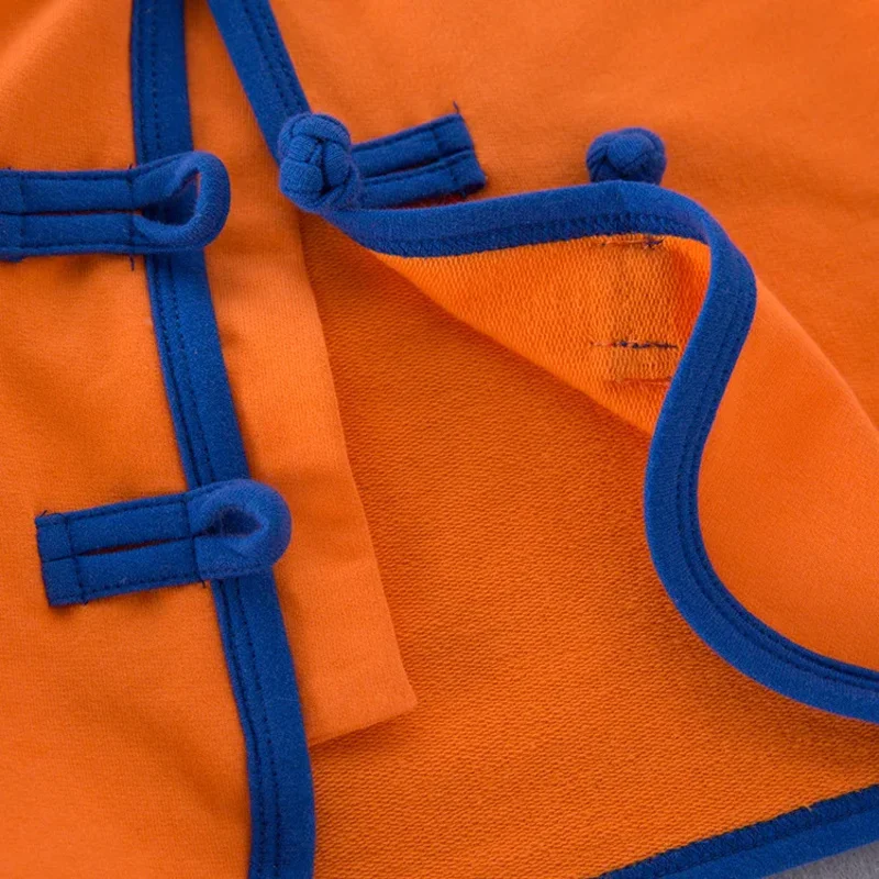 Säugling Baby JP Anime Goku Wu Rollenspiel Outfit Jungen Mädchen Geburtstags feier Anzieh anzug Jacke Neugeborenen Halloween Cosplay Kostüm
