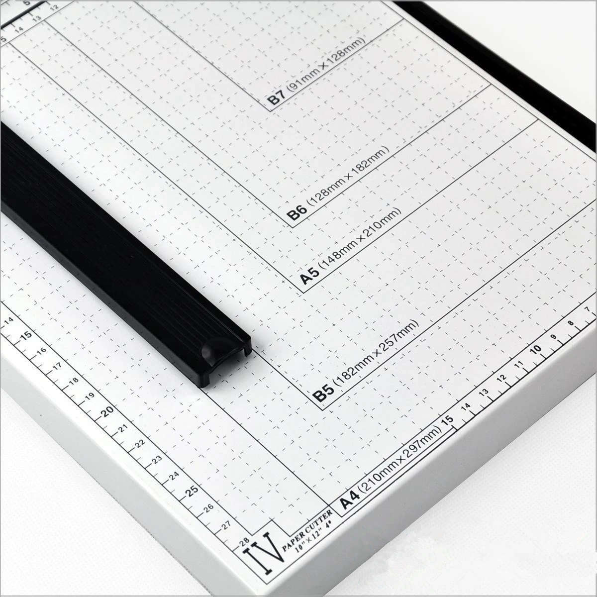 

10X12 Inch Paper Cutter Guillotine Trimmer 17 Inch Heavy Duty Metal Base Adjustable A4 Cutting Tool For Documents Photos