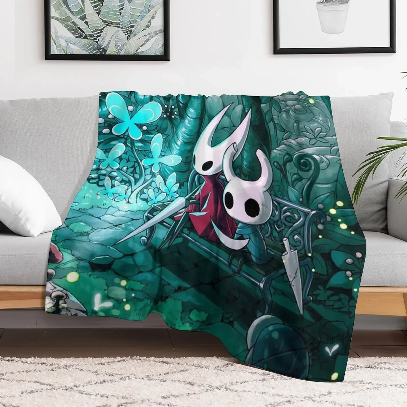 hollow knight Throw Blanket Cute wednesday Summer Blankets