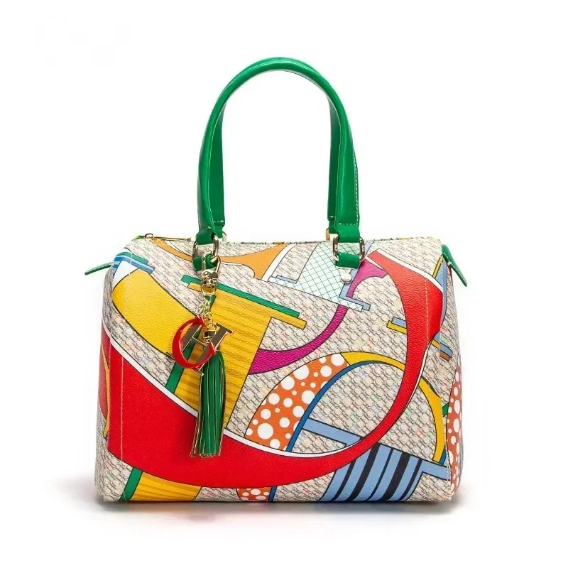 ch-women's-commuter-crossbody-bag-2025-spring-new-colorful-printed-women's-handbags-monogram-bronze-fashion-luxury-design