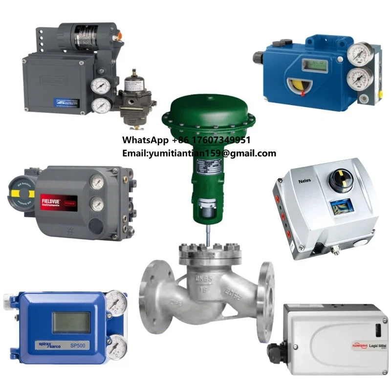 High Quality Stainless Steel Control Valves Fisher Actuators Fisher Foxboro Spirax Sarco Neles Flowserve Smart Valve Positioners