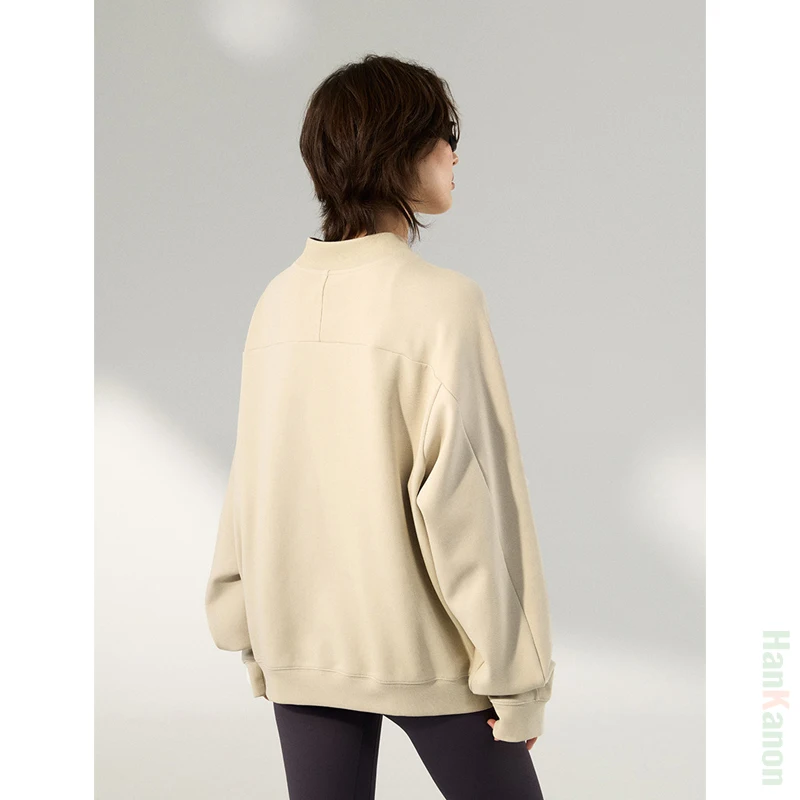 ليكرا للرجال ® سويت شيرت مرن بنصف سحاب: وصل حديثًا لخريف 2025، سترة بقلنسوة دافئة ومريحة للجنسين #3