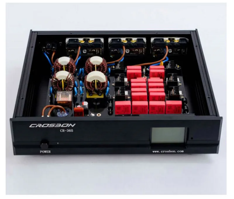 Crosbon CR-365 2800 واط * 3 مكبر للصوت DAC الصوت منقي مرشح الطاقة مكيف البرق حماية التيار المتناوب مخرج طاقة LED العرض #3