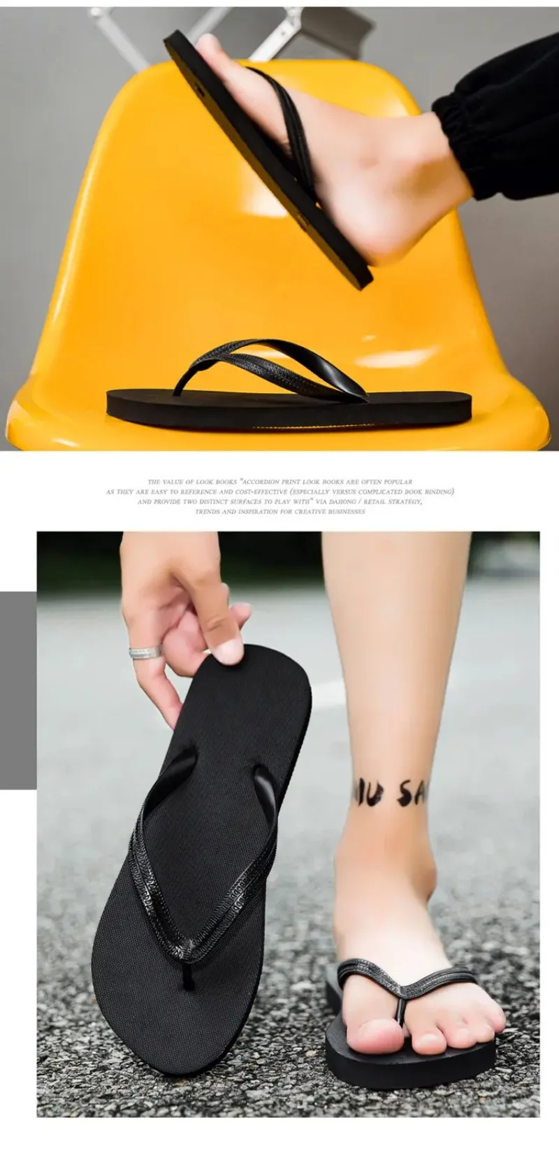 2025 neue Flip-Flops Hausschuhe Männer und Frauen Sommer Anti-skid Outdoor Korea Casual Licht Strand Sandalen Haushalts Slipper größe 36-47 – Detail 7