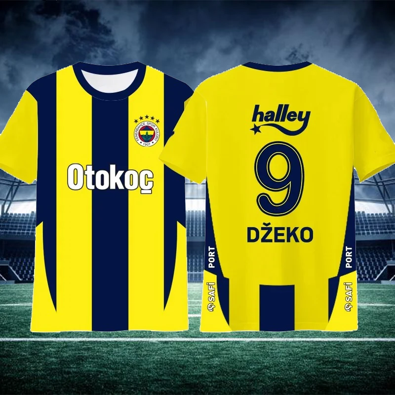 

24/25 Latest Trends Turkish Super Soccer Collection Fenerbahce Jerseys Summer Men's Sports T-Shirts Boys Training T-Shirts