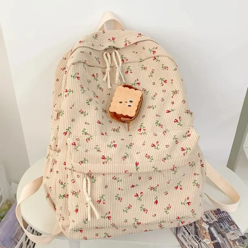 

Korean Bow Backpacks Biscuit Wallet Waterproof Lightweight Cute Blocking Bag Casual Pleated Student High Capacity Backpacks New