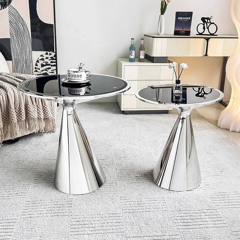 

Italian Metal Coffee Table Industrial Unique Kitchen Modern Luxury Coffee Table Simple Minimalist Mesa Auxiliar Home Furniture