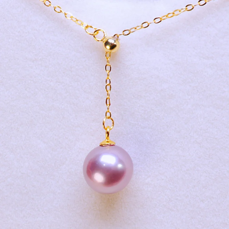 

Freshwater Pearl Necklace S925 Silver Y Chain Pendant