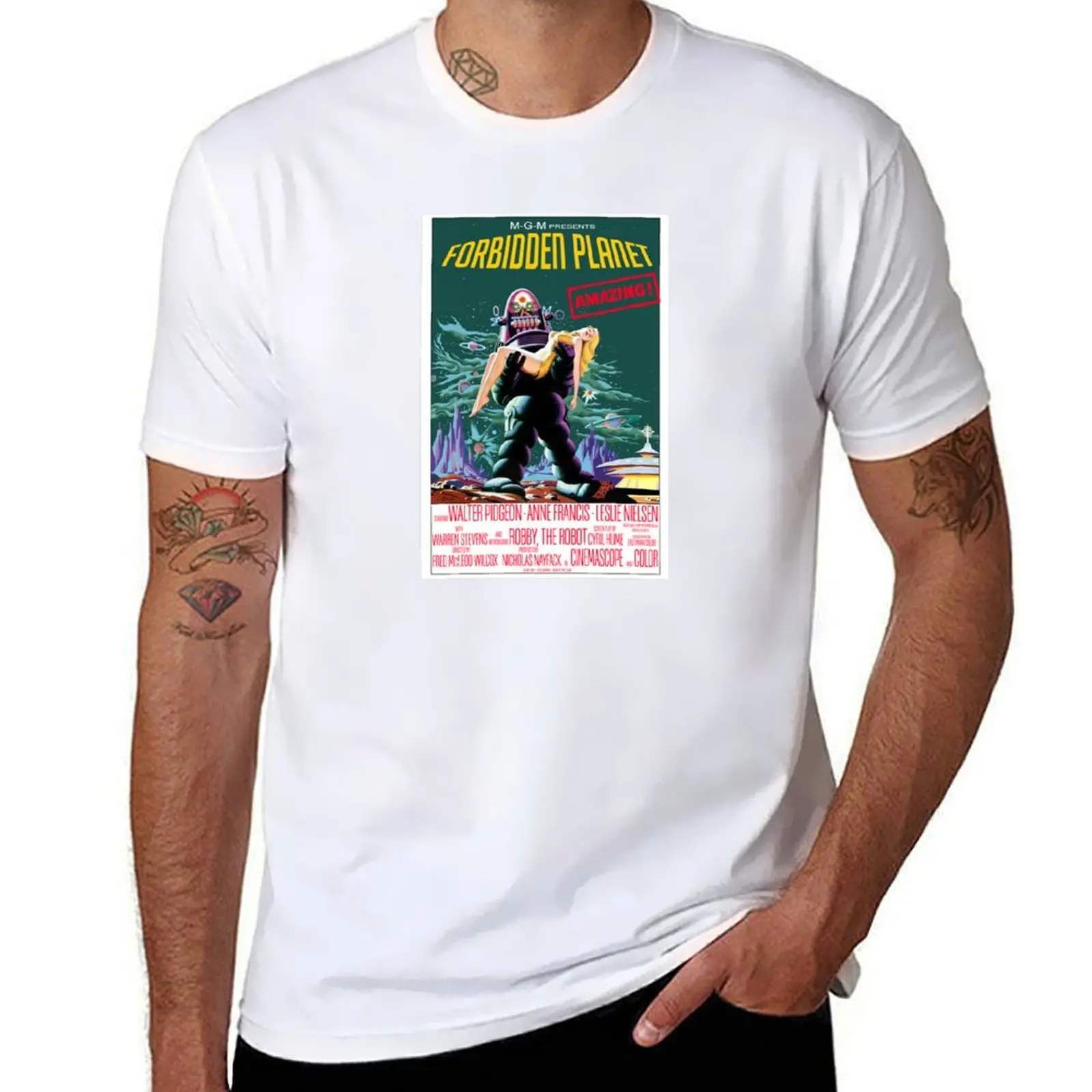 

Forbidden Planet classic T-Shirt Plus Size Basic Short Sleeve Top