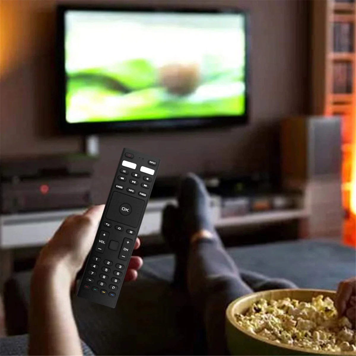 A88X Zamiennik pilota RM-C3329 do telewizora JVC Smart 4K UHD LCD HDTV RM-C3359 RM-C3369