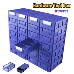 Stackable Tool Box Dustproof Hardware Parts Tools Storage Container Case Holder Fishing Tackle Tools Stackable Thicken Boxes
