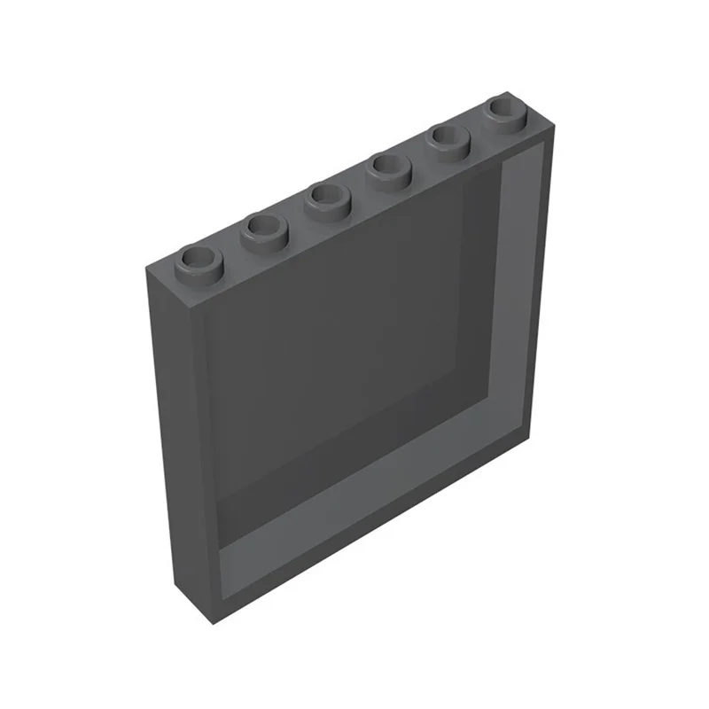 10 Stück MOC-Bausteine 1x6x5 Fensterglas-Haus-Wandelement 59349 Kompatible Bausteine Paneel-Zubehör – Detail 8