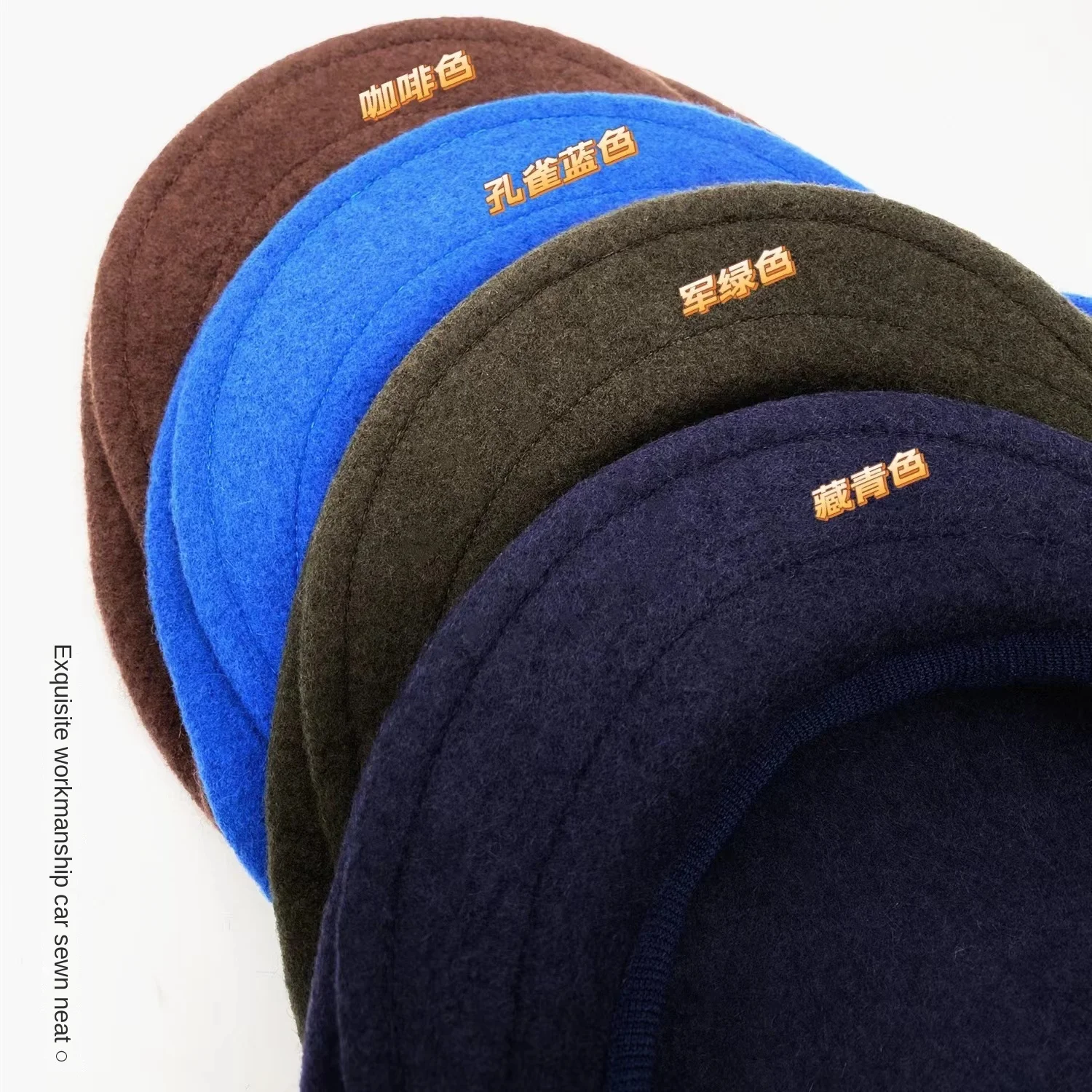 Neue Ankunft Männer Frauen Caps Baskenmütze Mädchen Casquettet Französisch Künstler Wolle Beanie Hut Vintage Plain Elegante Hotsales – Detail 11