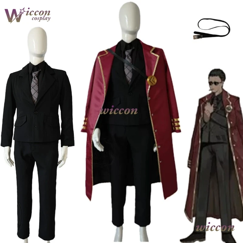 Game Limbus Company Thumb Soldier Boris Cosplay Costume Outfit Coat Pants Full Set Halloween Carnival Men Cosplay Clothes - view 2