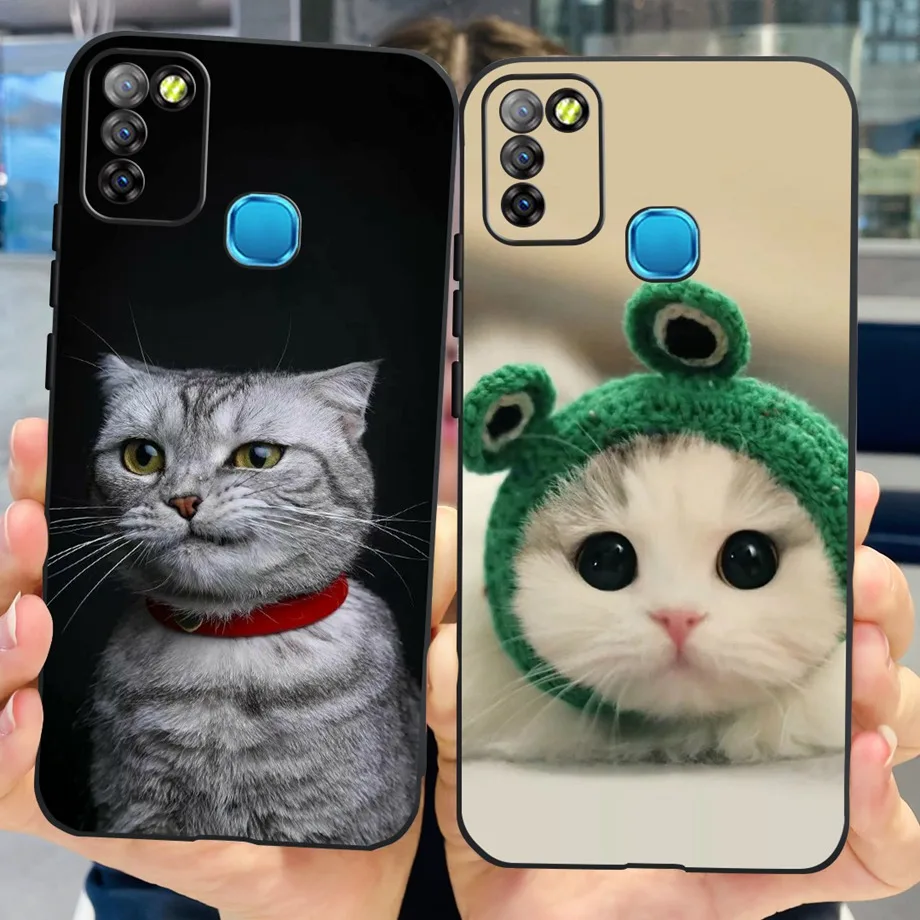 For Infinix Hot 10 Lite Case Infinxi Smart 5 X657 X657C Cover  Silicone Luxury Fashion Soft TPU Coques On Smart5 Hot10 Lite Capa