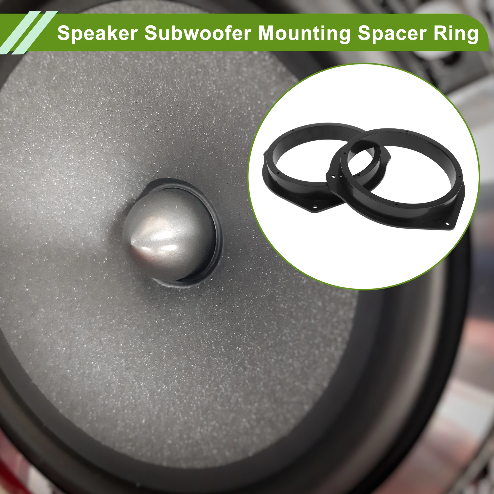 UXCELL Speaker Spacer Ring Tweeter Speaker Spacer Adapter for Mercedes X-Class for 6.5