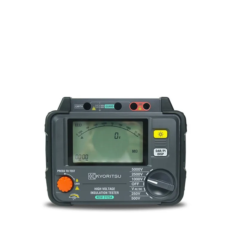 

Kyoritsu KEW 3125A Digital High Voltage Insulation Tester, 5 kV Insulation Resistance Testers