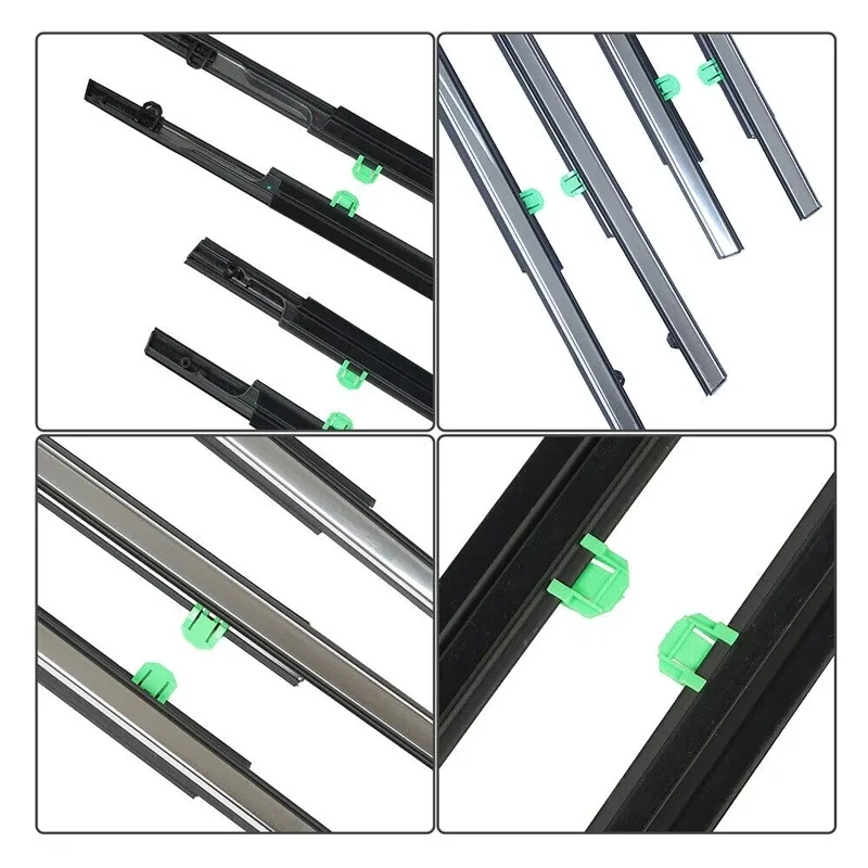 4pcs Car Window Glass Sealed Strip Side Window Wheatherstrip for Honda CRV 2002-2022