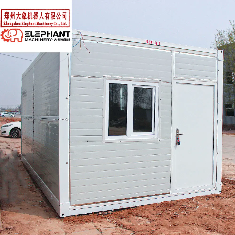 Best Light Steel Prefabricated Anti-Seismic Folding House Thailand Waterproof Movable Home Office Fertighaus
