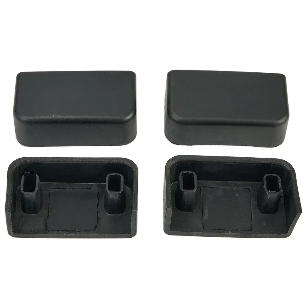 Parts Rail Anti-kick Rubber Plug 4 Pcs Accessories Black For Tesla-Model Y 3 Rear Seat Replacement Slide Brand New