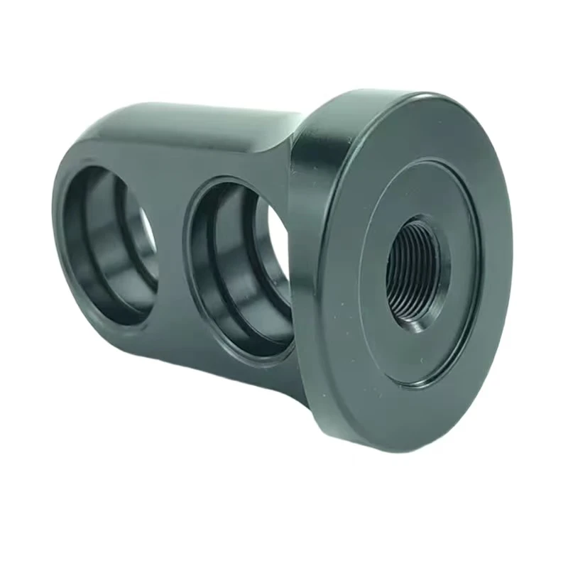 Aluminum Alloy Mechanical Assembly Double-Hole Threaded Component Stainless Steel Wire EDM Direct Manufacturer