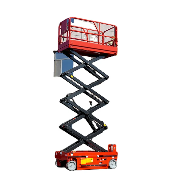 YG 320 kg große Kapazität Lift vertikale Luftarbeitsbühne Outdoor-Bauarbeiten Rough Terrain Hebeplattform Schere