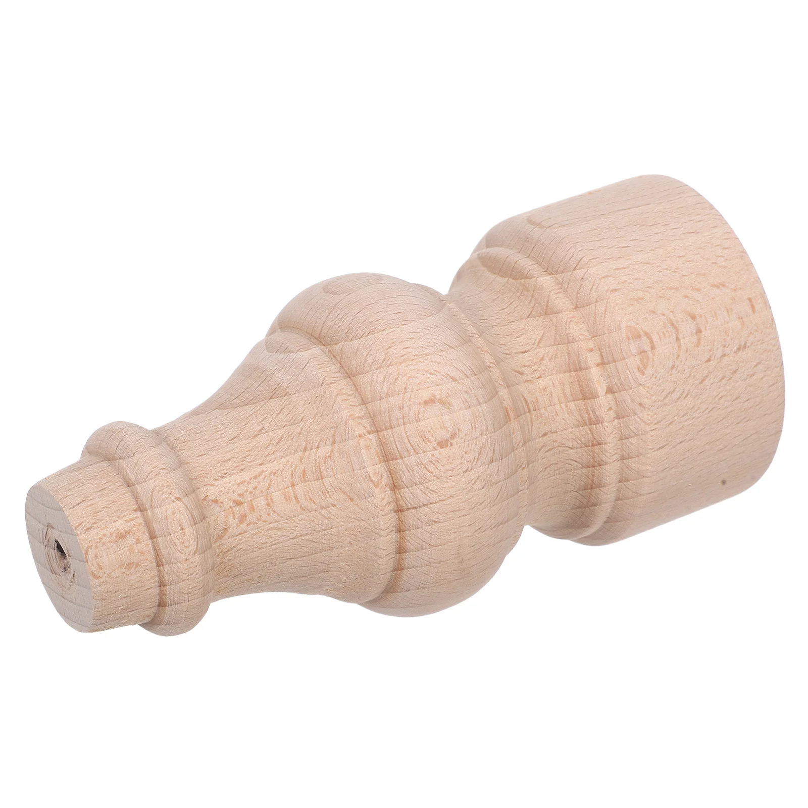 Brocas de madera sin terminar de 12x6cm, husillo de balaustre de escalera de estilo europeo, adorno de poste de madera decorativo para interior para pasamanos y cama