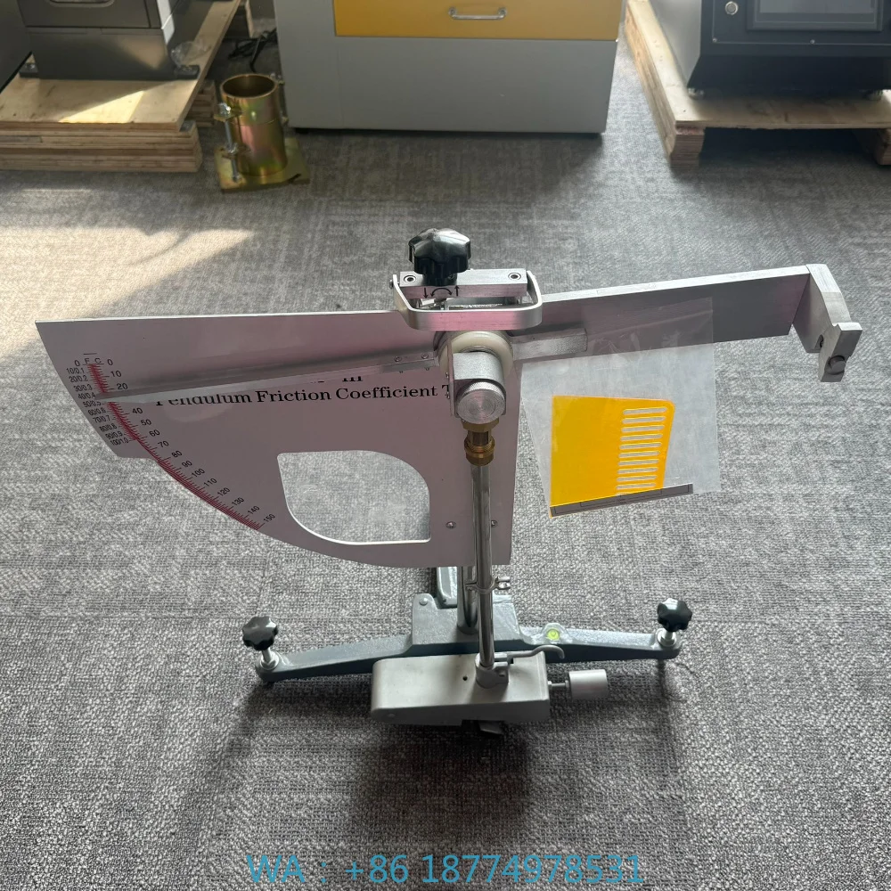1. Pendulum Skid Resistance Friction Coefficient Tester Kit For Pavement Surface Performance Test Preparation