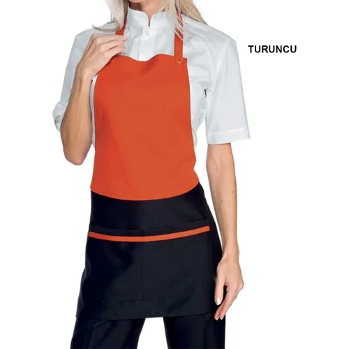 Medusa Forma Pendant Chef Barista Cook Barber Tattoo Waiter Apron Orange