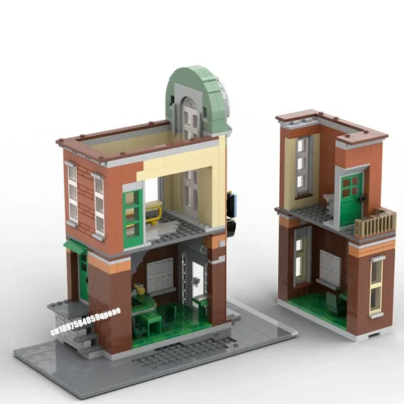 ใหม่ 1504PCS เมืองขายร้อนสตรีทวิว Moc โมดูลาร์ LVBET รุ่นที่กำหนดเองปริศนา DIY ความคิดสร้างสรรค์ของเล่นเด็กของขวัญวันเกิด