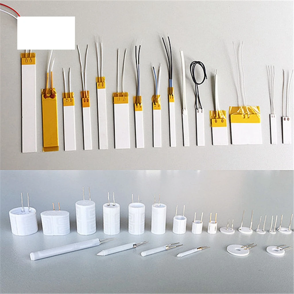 3.7 فولت 5 فولت 12 فولت 110 فولت 220 فولت MCH ارتفاع درجة الحرارة سخان من السيراميك مربع الألومينا لوحة التدفئة الكهربائية لوحة الفرقة HTCC المعادن الشعر الجاف