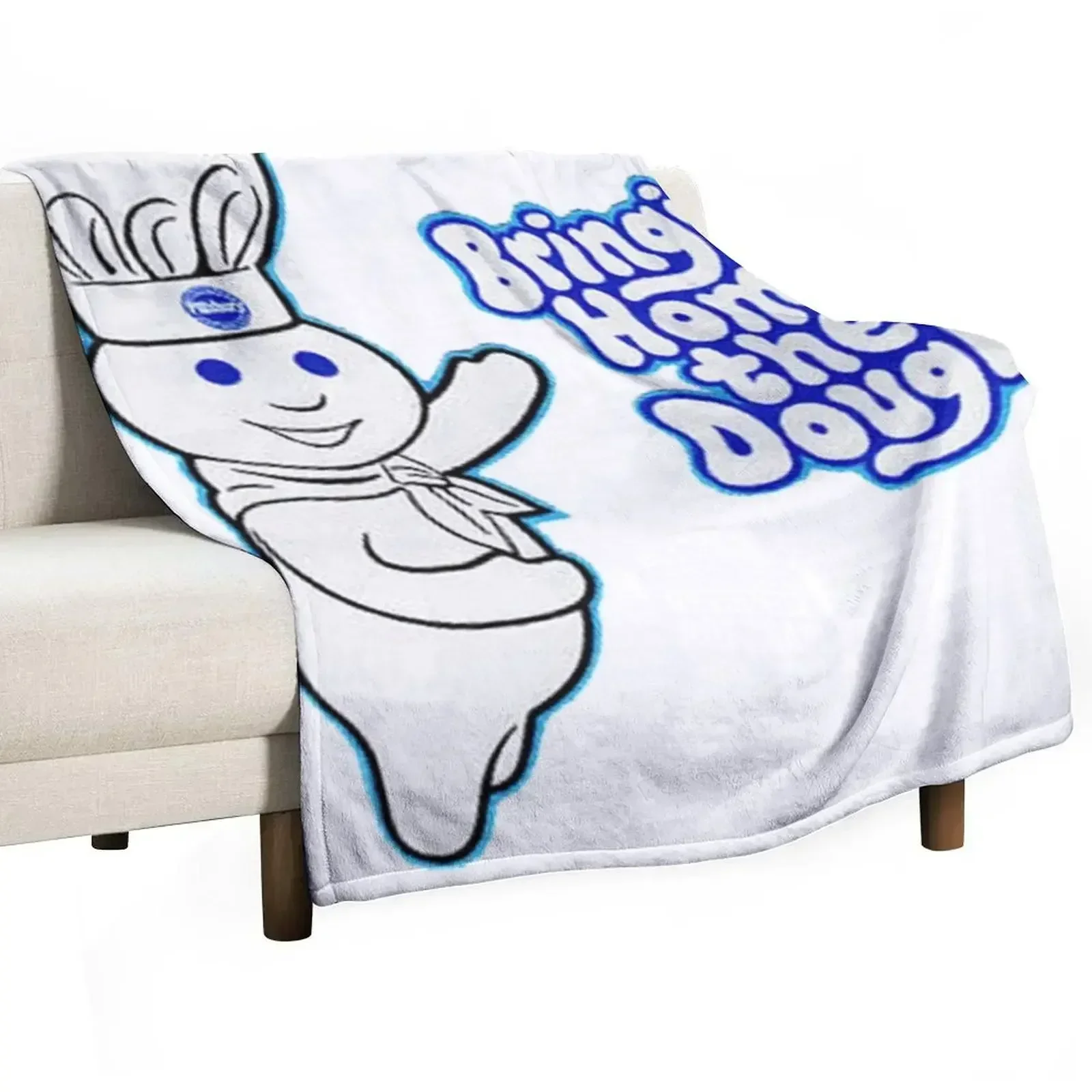 

Pillsbury Doughboy Throw Blanket Reusable Durable Soft Blanket for All Seasons
