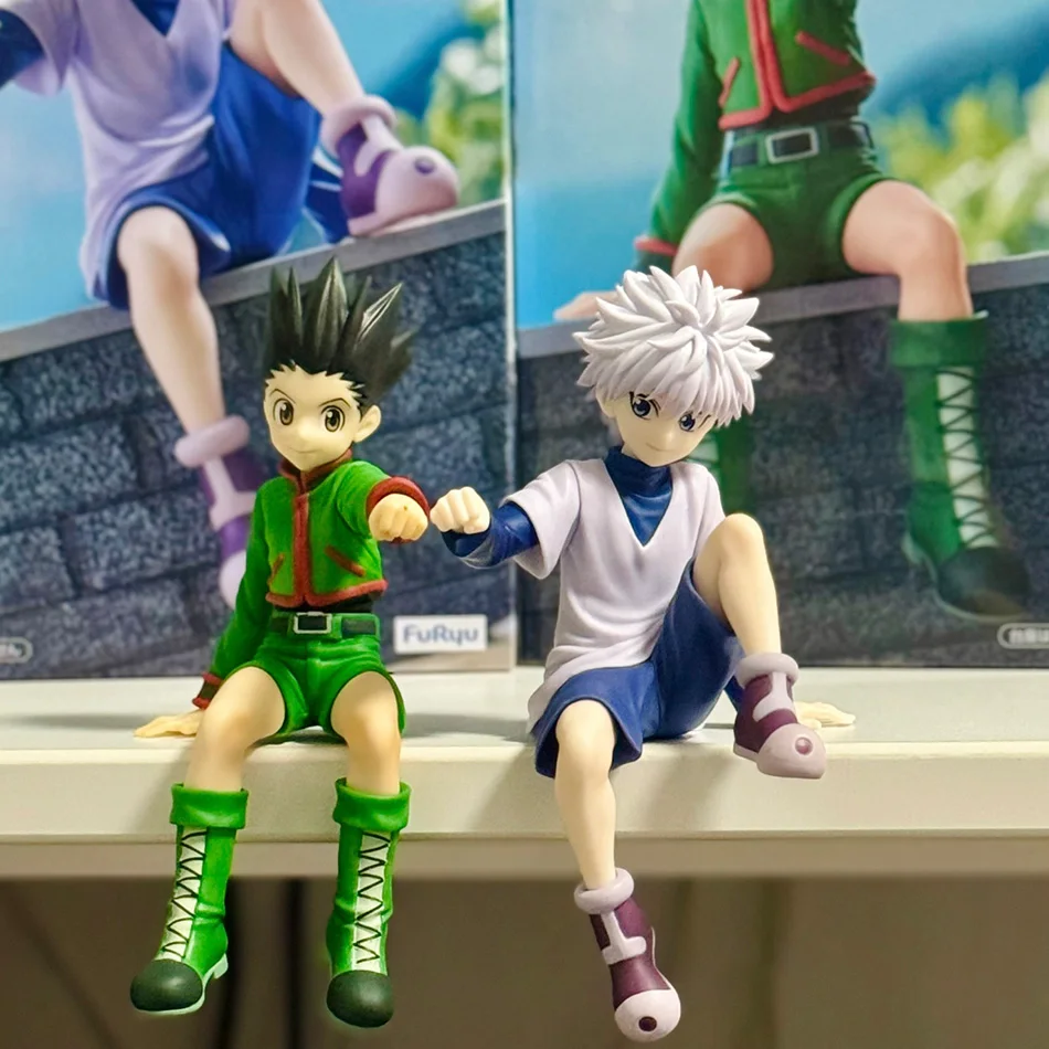 13cm Gon Killua Jager X Jager Gon Freecss Anime Figuur Zoldyck Actiefiguur Beeldje Model Auto Ornamenten Speelgoed Cadeau