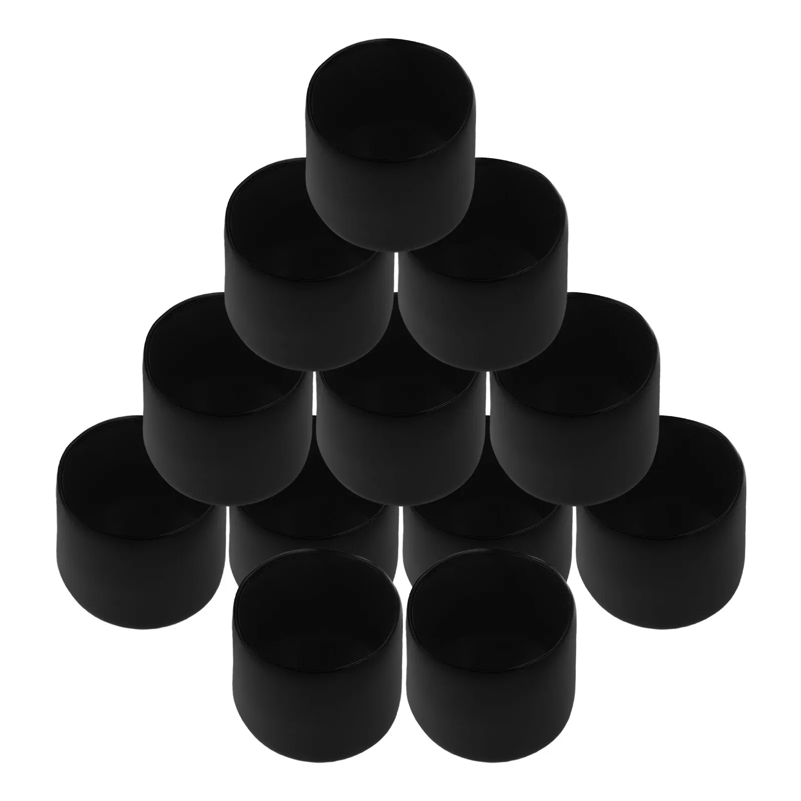 12Pcs Plastic End Caps PVC Soft Sleeve Protective Covers for Screws Bolts Pipes Thread Protectors Screw Cap Covers Easy Install