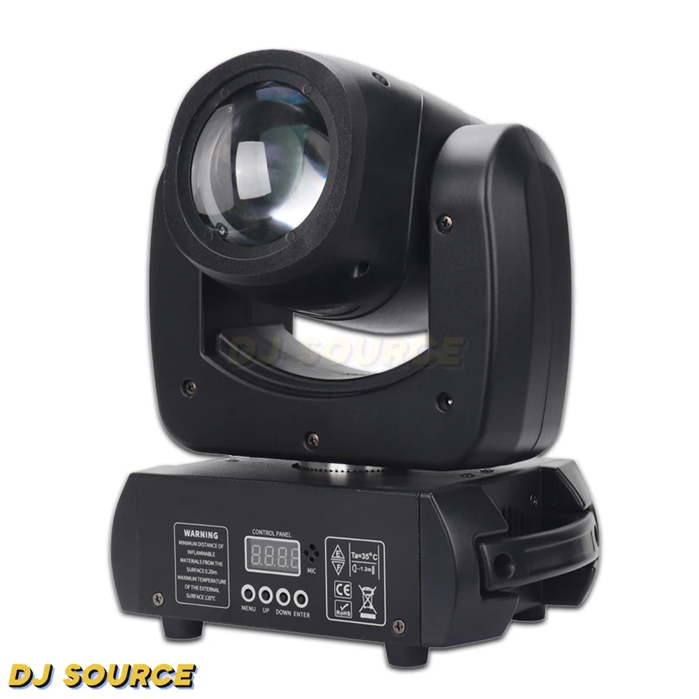 Imagem -04 - Led Moving Head Light Beam Spot Lights 18 Prism Effect Dmx para dj Party Club Boate Efeitos de Palco 100w