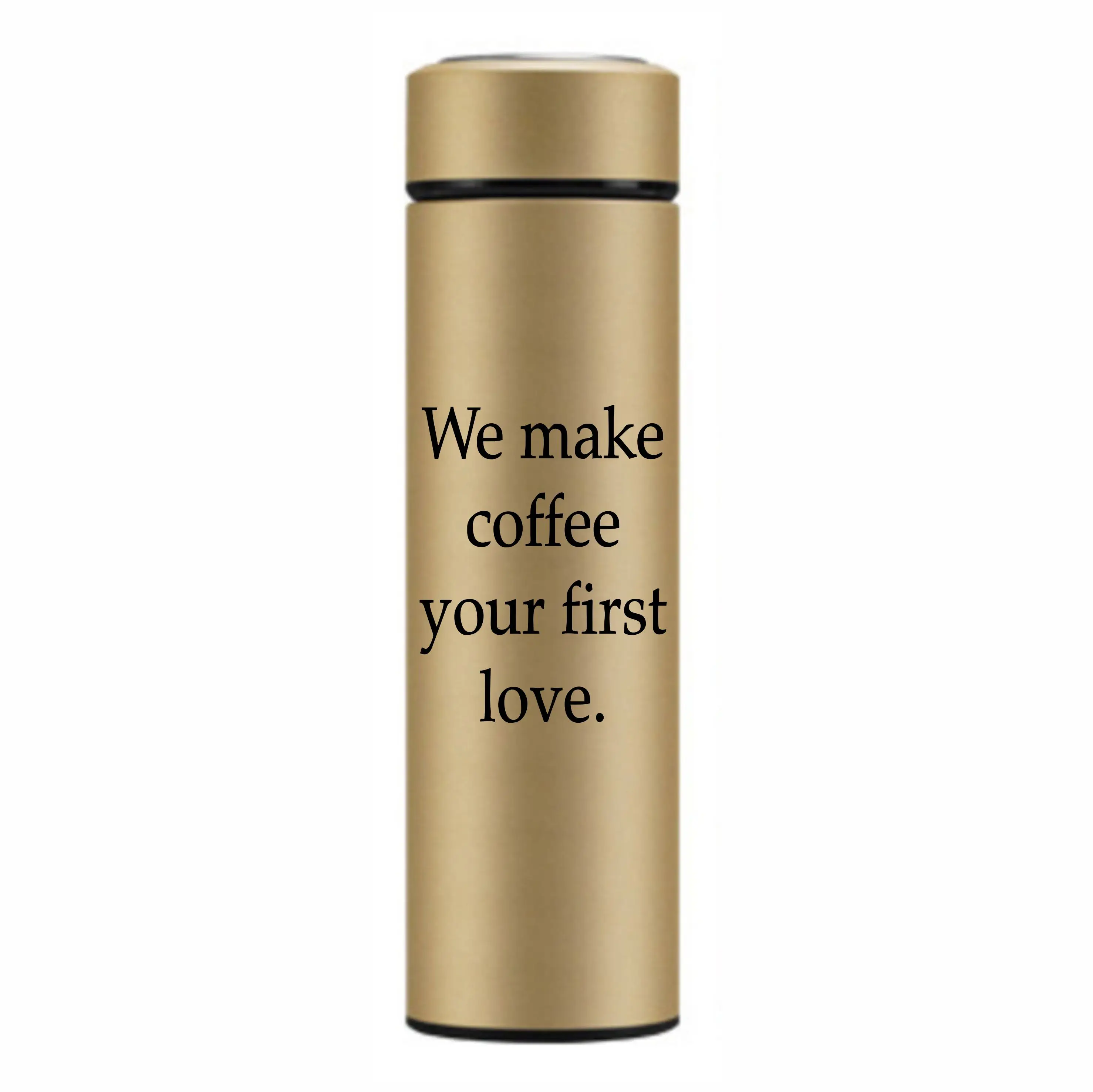 500ML Thermos DIY Customized Name Logo Photo UV Print Stainless Steel Soft Touch Water Bottle Vacuum Flask Office Business Gift