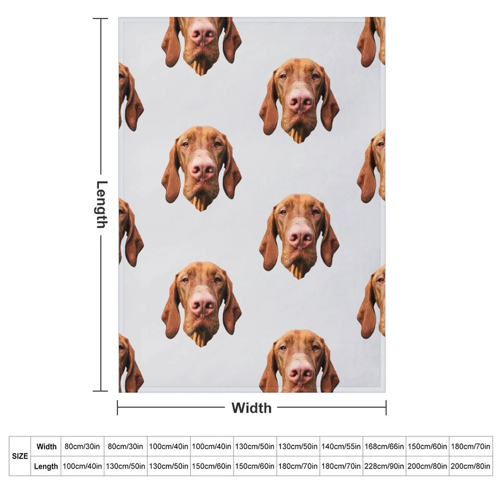 Vizsla Hungarian Vizsla Art Throw Blanket heavy to sleep Furry sofa bed Stuffeds Sofa cosplay anime Blankets