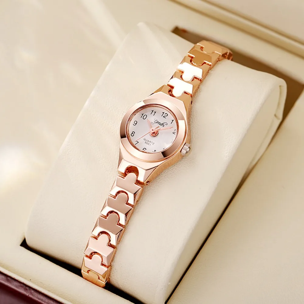 

Stylish Steel Strap Bracelet Watch Minimalist Adjustable Quartz Watch Ladies Wristwatch Gift