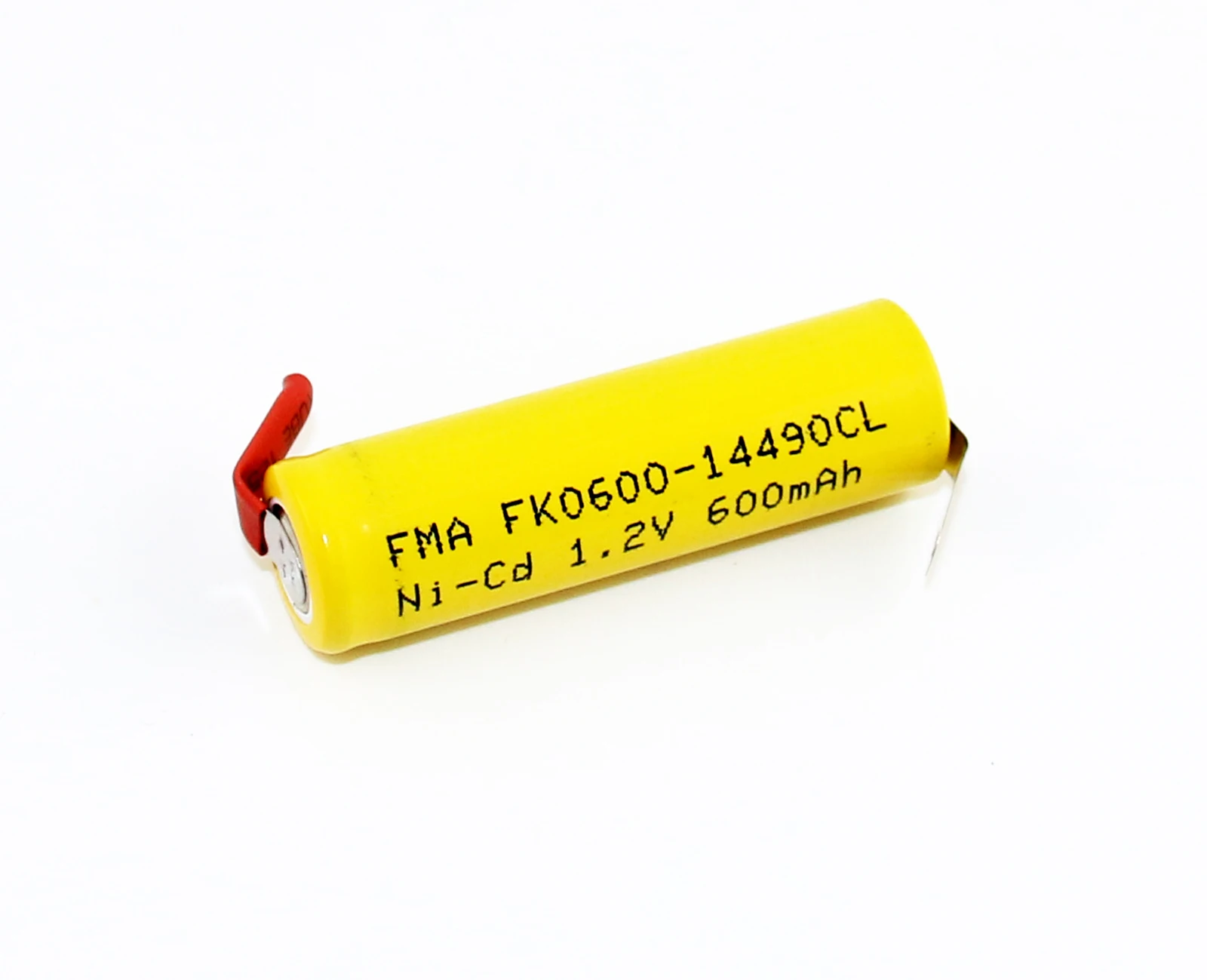 2Pcs Ni-Cd AA 1.2V 900mAh Rechargeable Battery Nickel Cadium cell 14*49mm