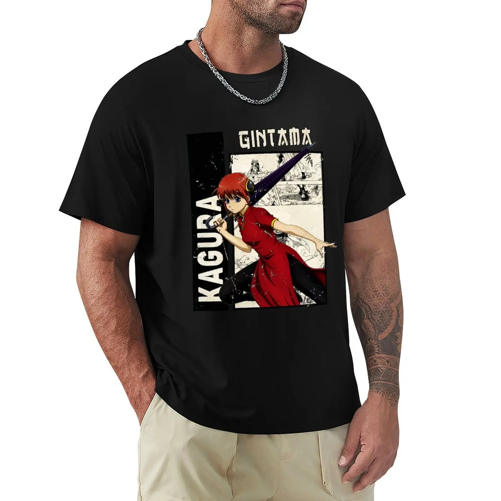 

Kagura, gintama T-Shirt Plus Size Outdoor Casual Top