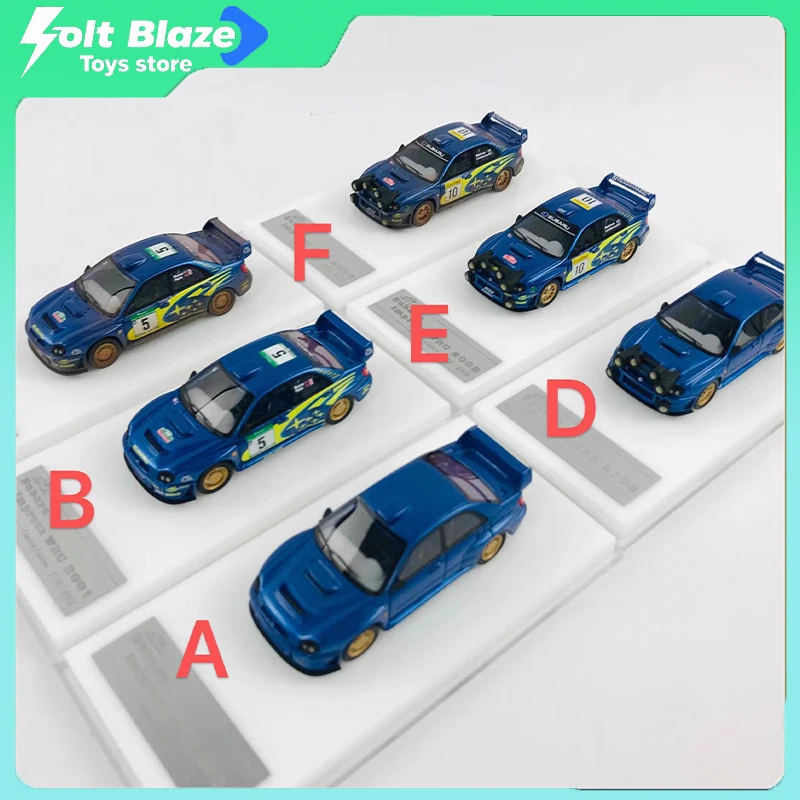 

VIP 1/64 Model Subaru WRC 2001 Version Resin Car Model Simulation Collectible Cars Room Ornament Models Boy Birthday Toy Gifts