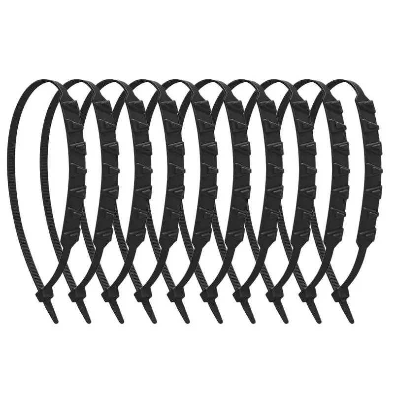 Motorcycle Snow Tires Anti-skid Chain 10pc Non-Slip Cable Ties Winter Tire Straps Security Chains Emergency Tire Snowfield Chain