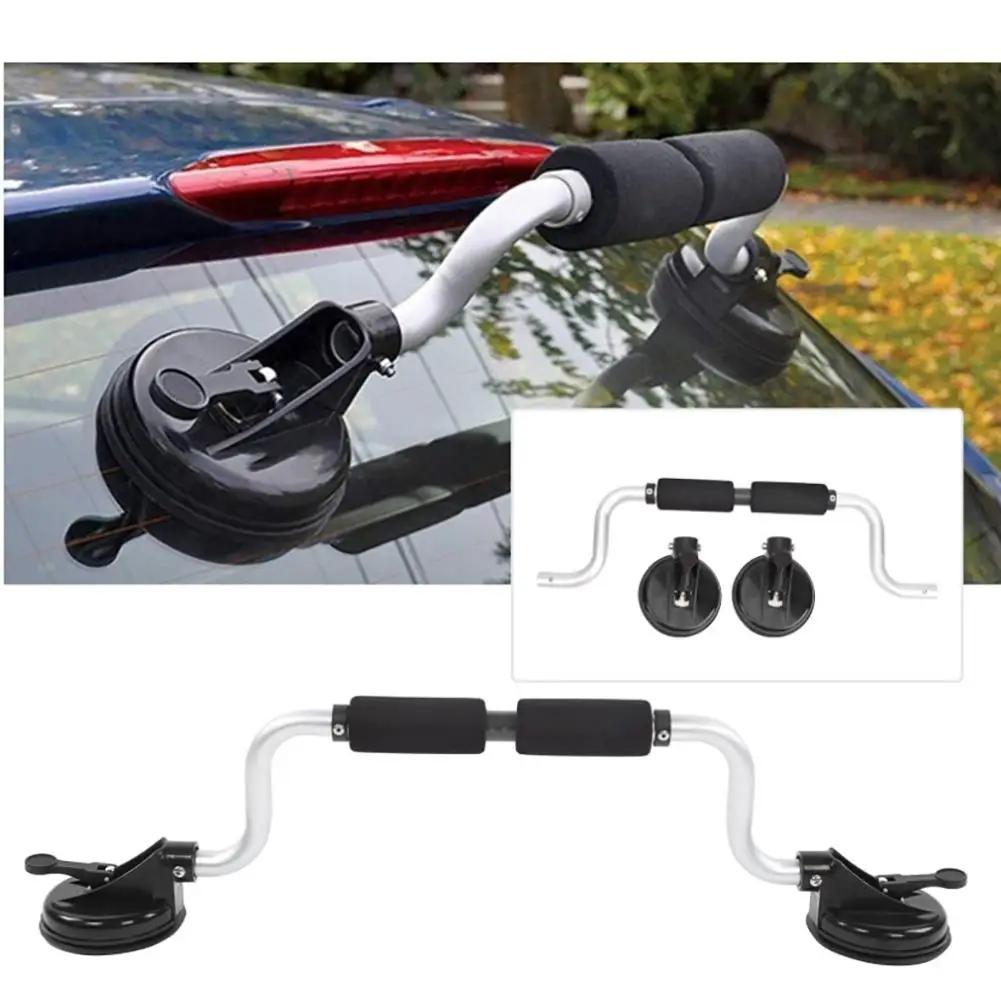 

Universal Auto Roof Rack Outdoor Strong Suction Cups Mount Carrier Boat Canoe Kayak Accessories Easy Fit Removable Roof Racks