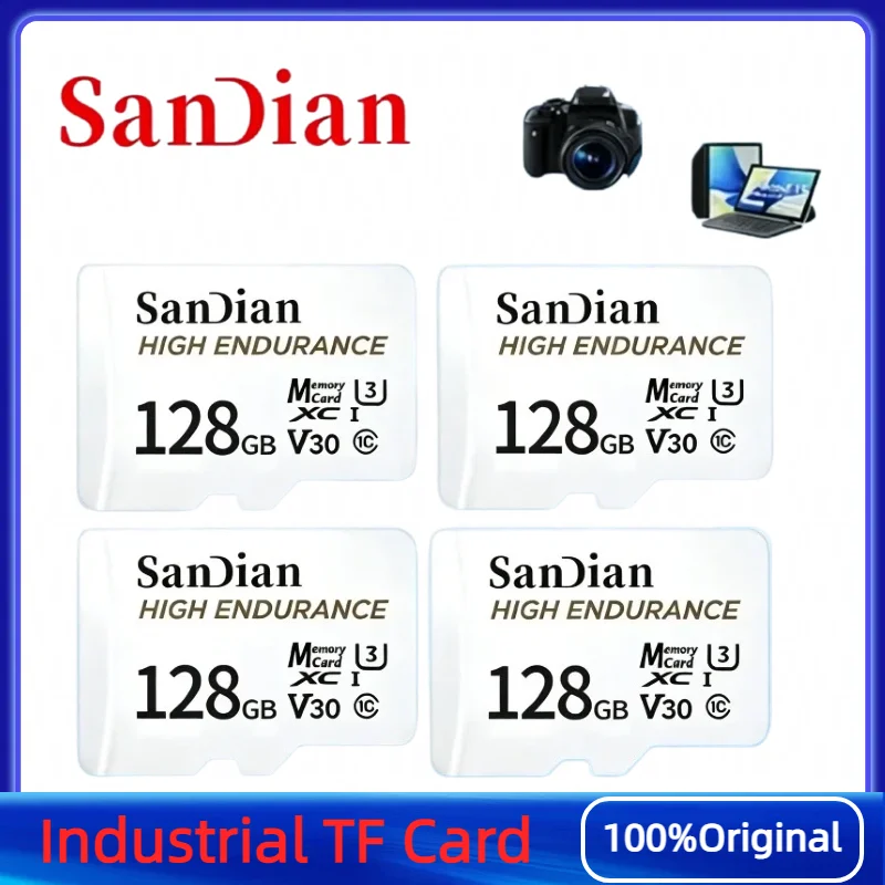 

2026 High Endurance micro Tf SD Card V30 U3 C10 Professional Memory card for dash cam or home monitoring 128GB 256GB 512GB