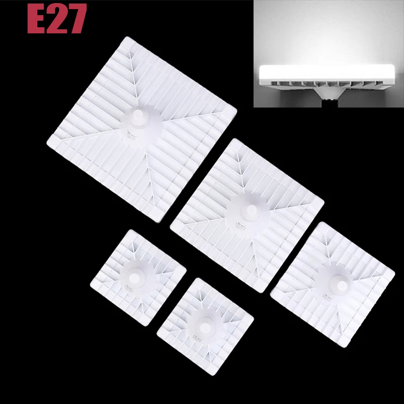 

1Pcs 80W 60W 40W 30W 20W E27 Screw LED Bulb 220V-265V Square Lamp E27 LED Lamps Cold White Bulb Light For Home Lighting