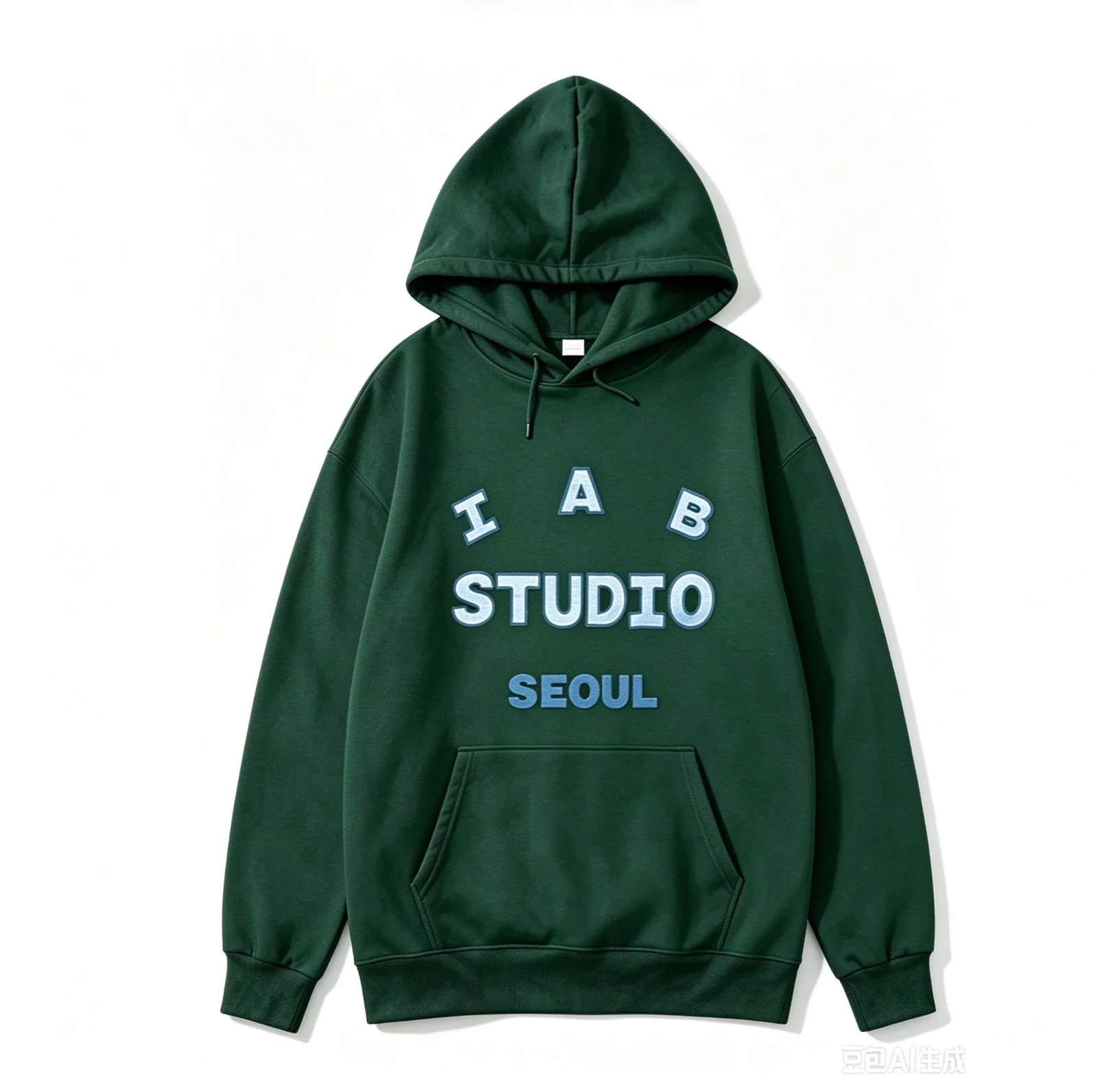 2026 neuer Hoodie mit gemusterten, verzerrten Mustern, mehrreihiger Textgrafik und allmählichen Farbverläufen, geeignet für Männer und Frauen – Detail 3